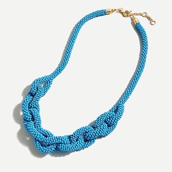 J. Crew Jewelry - J. Crew Beaded Chain Link Rope Necklace NWT